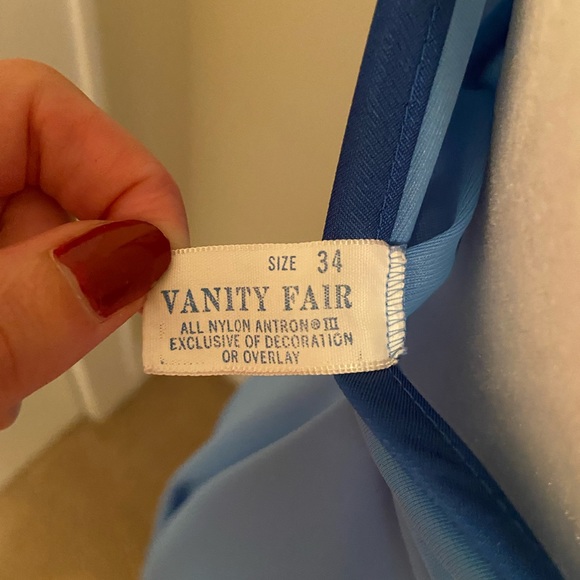 Vintage 70’s Studio 54 baby blue slip maxi dress - Picture 5 of 5